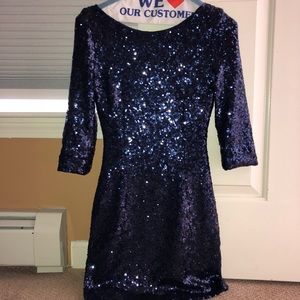 Body Con Sequenced Mini Dress